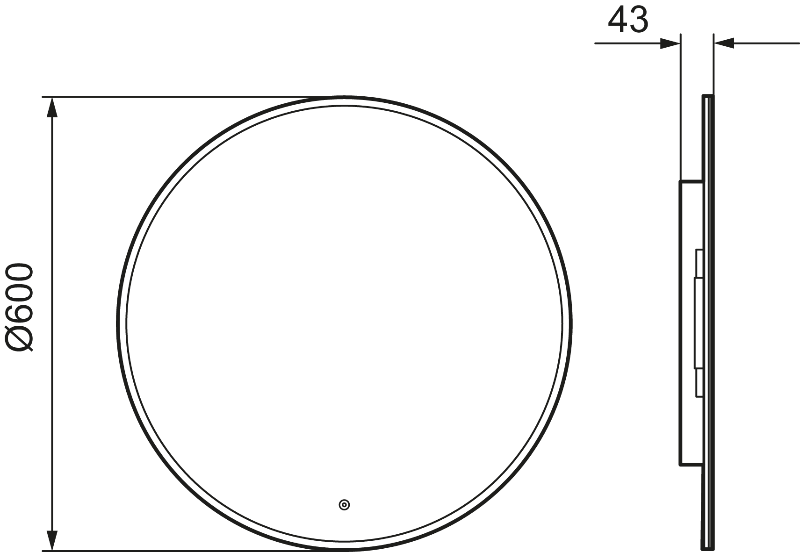 Mora 953104 Cara I LED- valopeili 600