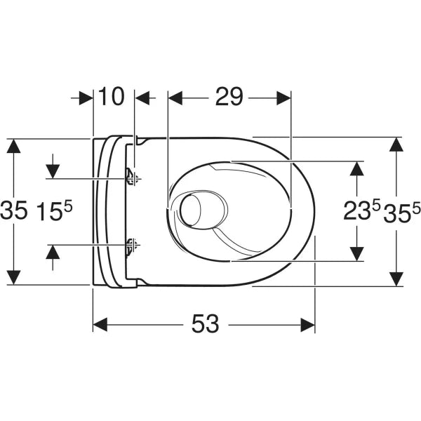 Geberit iCon seinä-wc- paketti