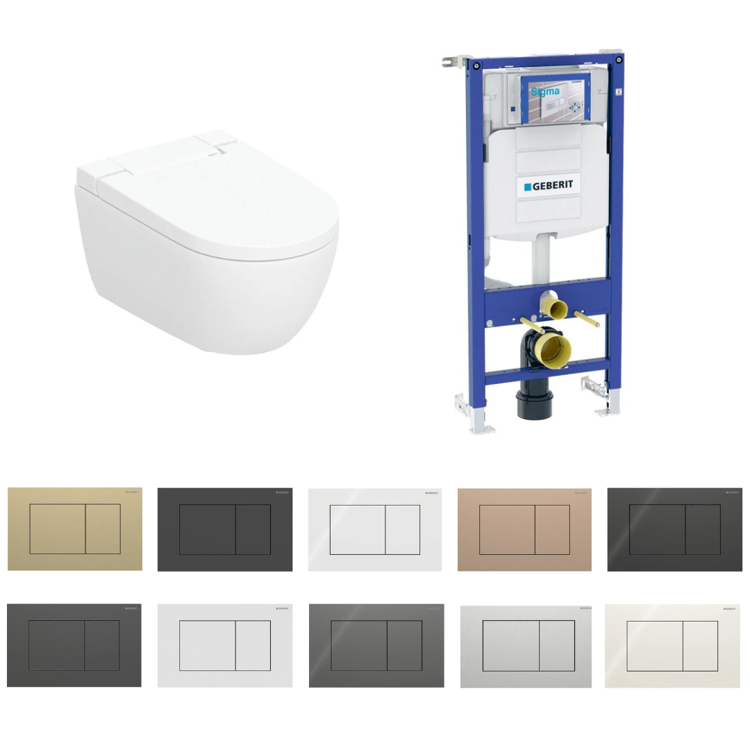 Geberit Aquaclean Alba pesevä wc, design-paketti