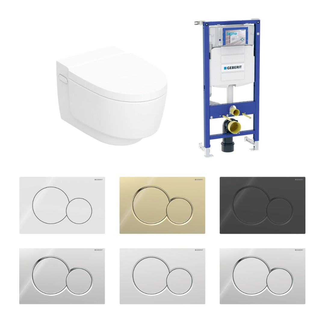 Geberit Aquaclean Mera Comfort - pesevä wc-paketti