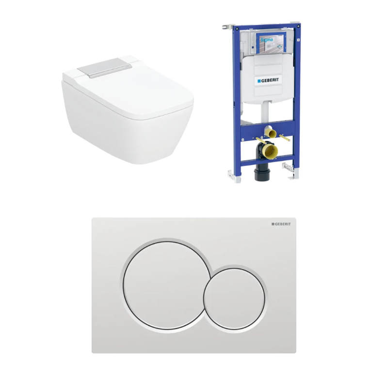 Geberit Aquaclean Sela Square - pesevä wc-paketti