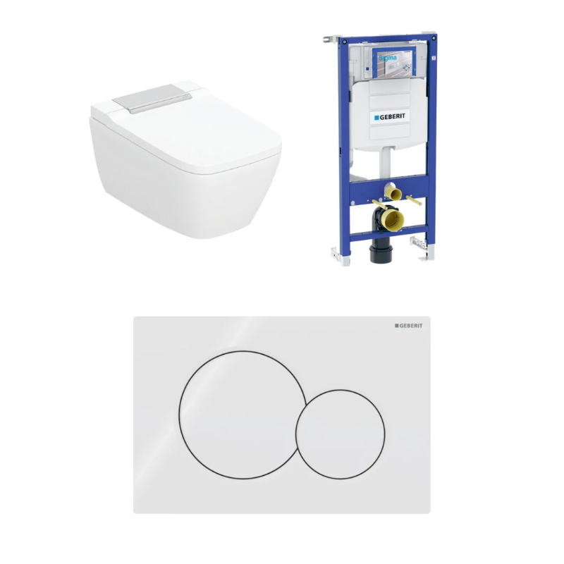 Geberit Aquaclean Sela Square - pesevä wc-paketti