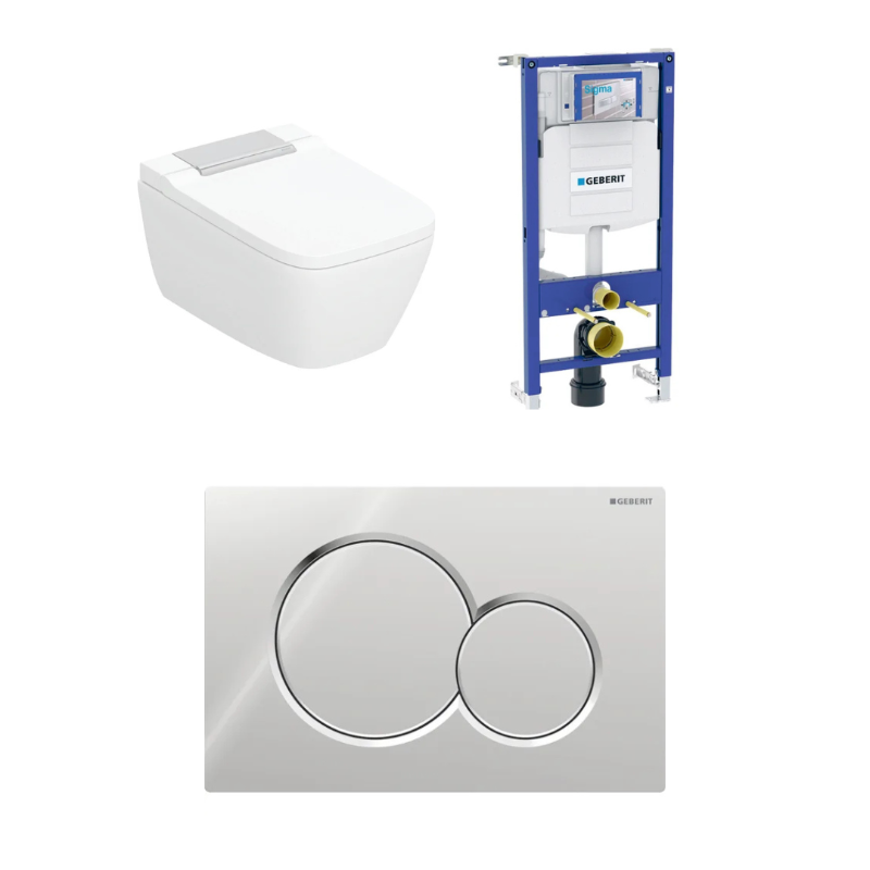 Geberit Aquaclean Sela Square - pesevä wc-paketti