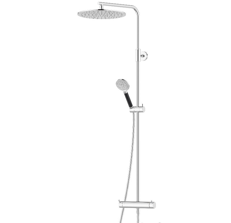 Mora INXX II kromi-suihkupaketti kattosuihkulla 271905