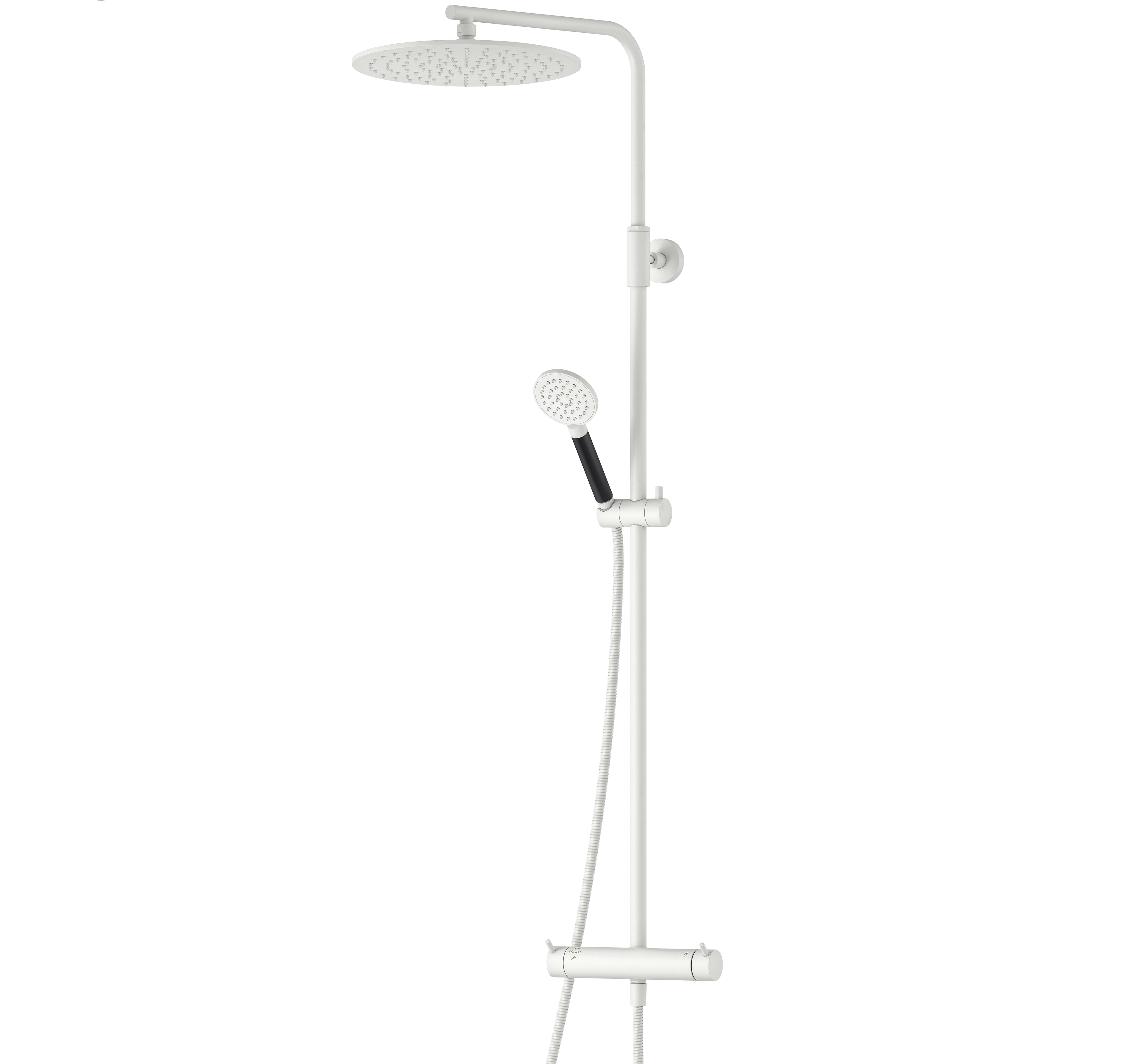 Mora INXX II mattavalkoinen-suihkupaketti kattosuihkulla 271905.22