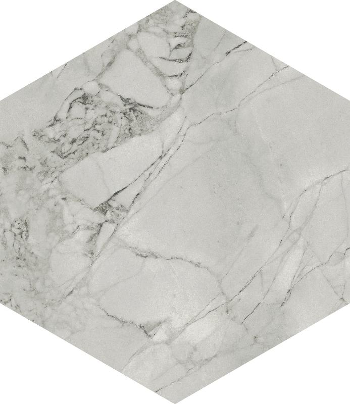 Scultorea Esagona 25x21,6 cm lattia- ja seinälaatta