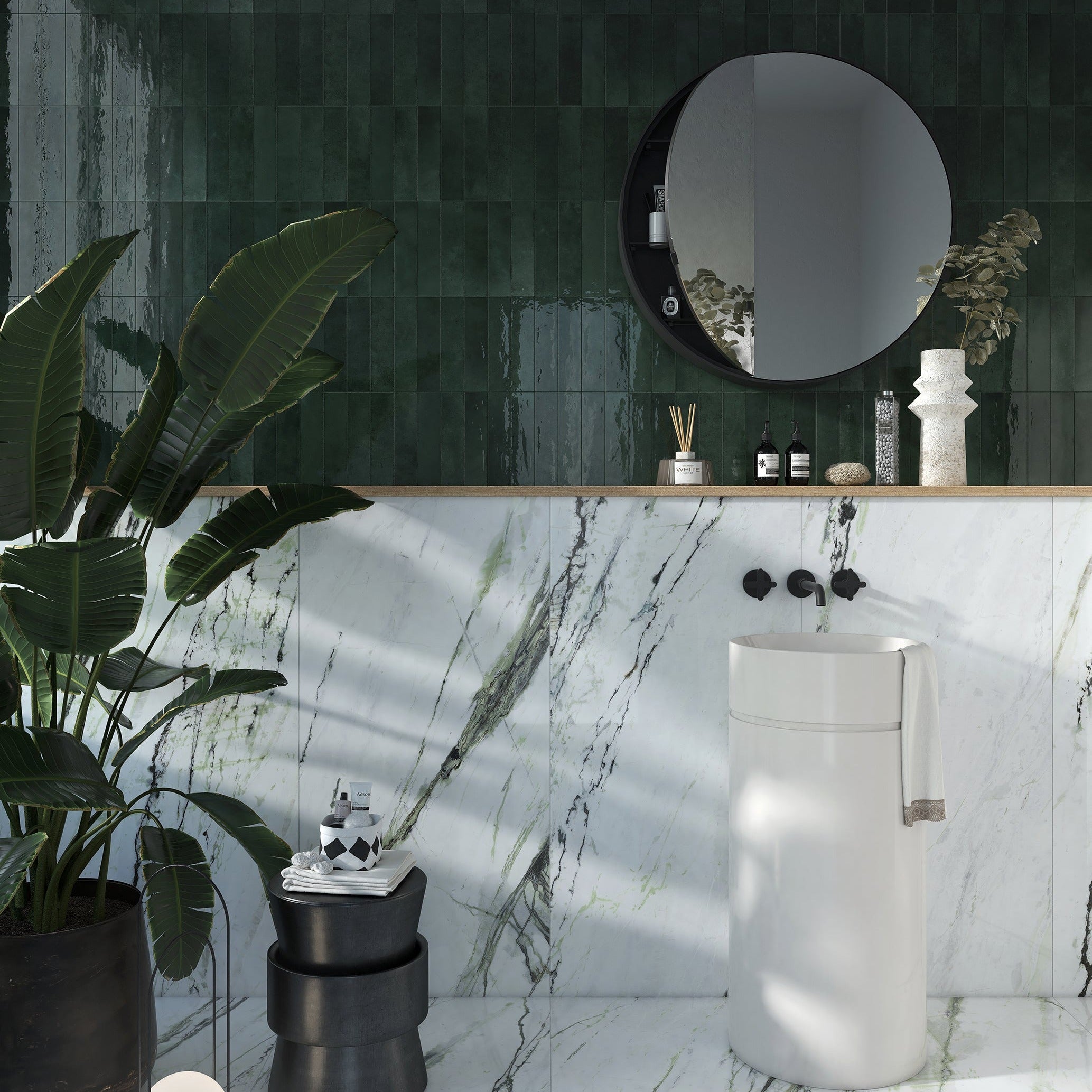 Microcosmi Calacatta Green laatta 60x120 Kiillotettu