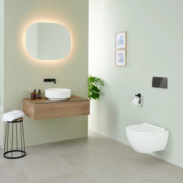 Geberit Option Oval -tasopeili valolla 60x80 cm