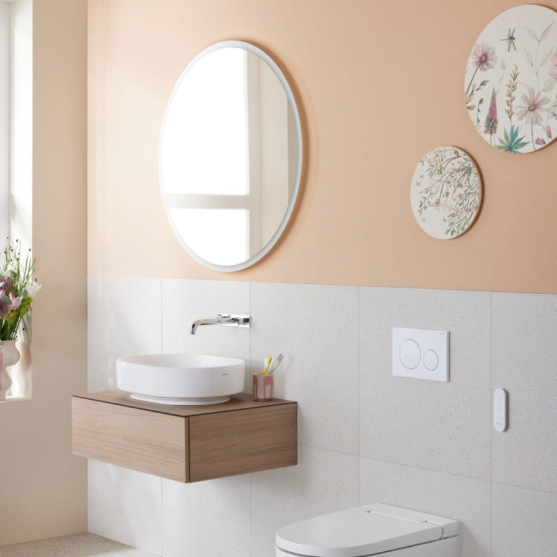 Geberit Option Round -tasopeili valolla 60 cm