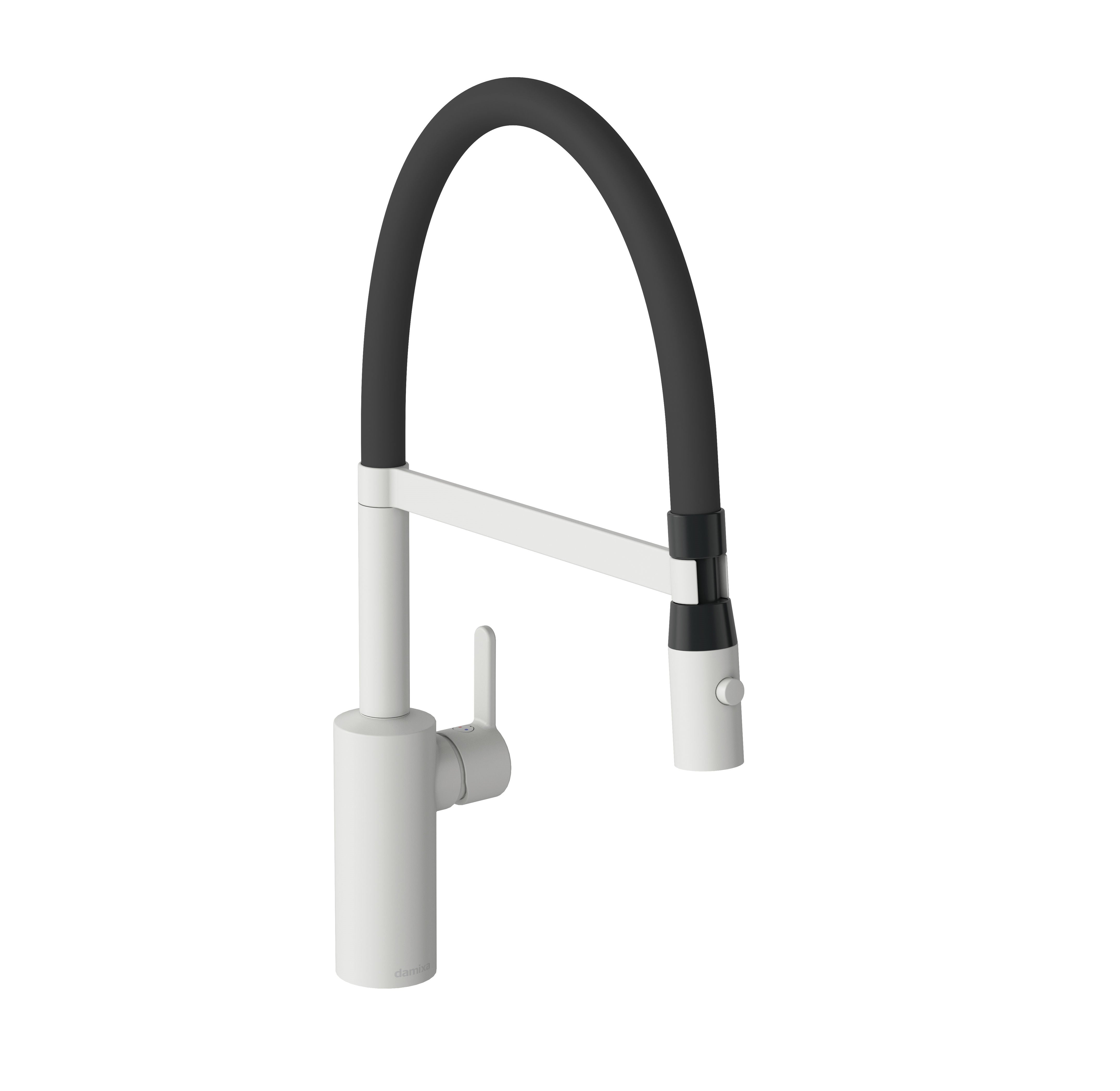 Damixa Silhouet Pro keittiöhana mattavalkoinen 7415821 PK-liitäntä