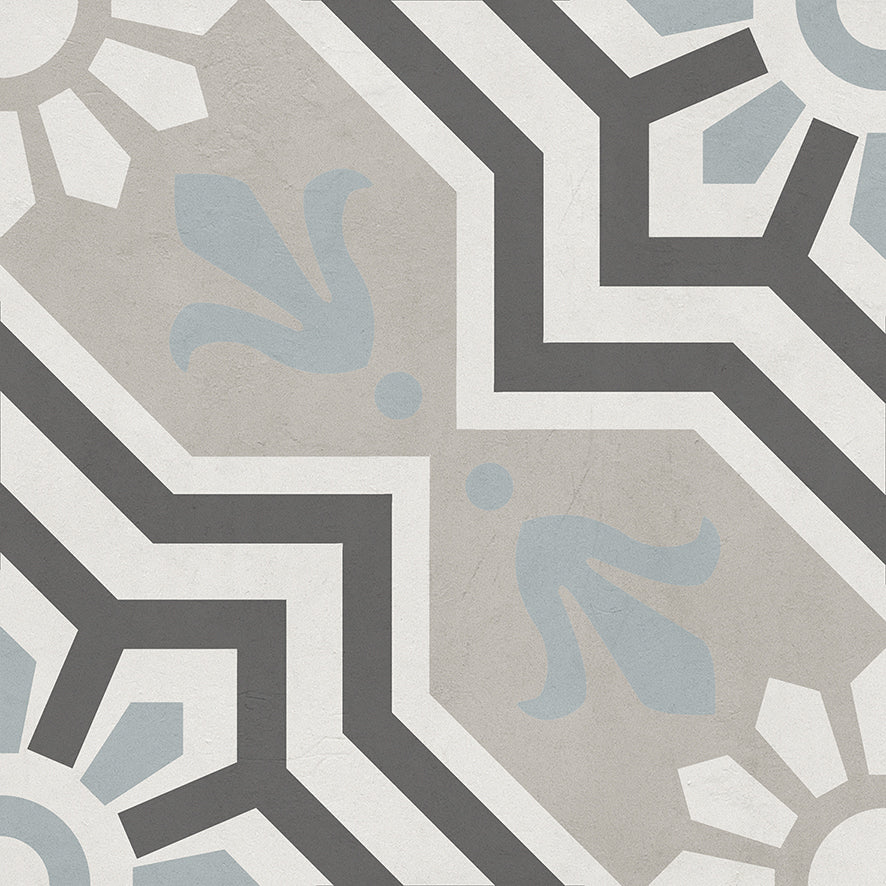 Sartoria Decorata lattia- ja seinälaatta 15x15cm