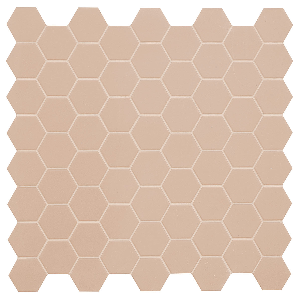Hexa Rosy Blush 6-kulmainen mosaiikkilaatta