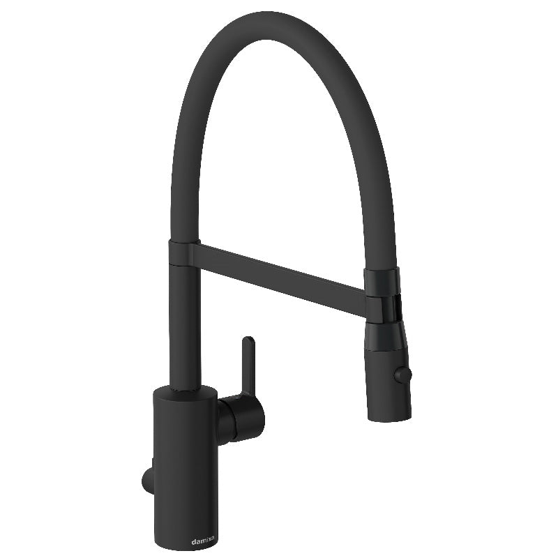 Damixa Silhouet Pro keittiöhana mattamusta 741586135 PK-liitäntä