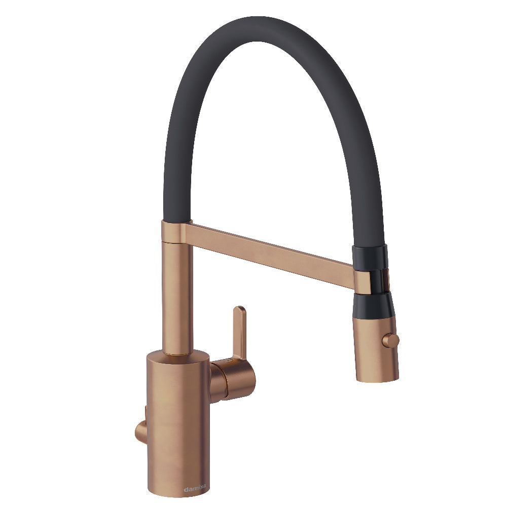 Damixa Silhouet Pro keittiöhana harjattu kupari 7415887 PK-liitäntä