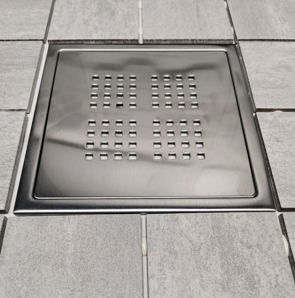 RST Lattiakaivonkansi 197x197mm harjattu Pyry