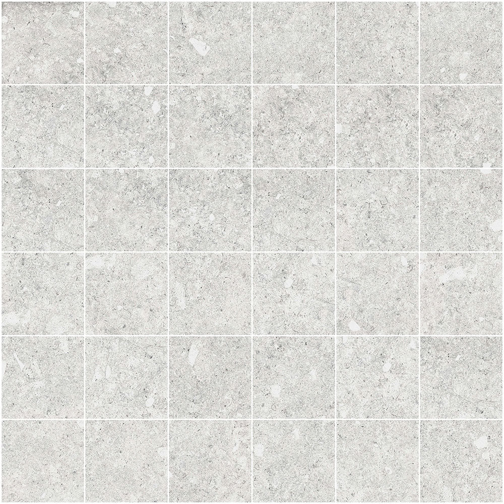 Vicentina Bianco 5x5 cm mosaiikki, 30x30 cm arkki