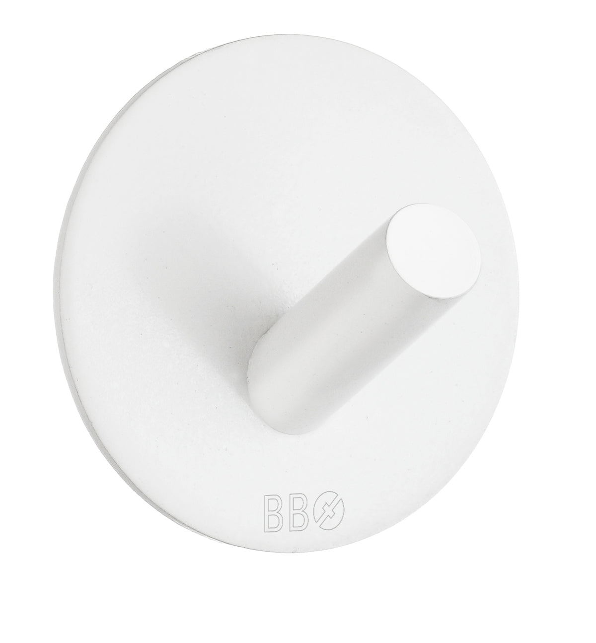 Beslagsboden BX1090 Design koukku, mattavalkoinen ruostumaton teräs, tarrakiinnitys