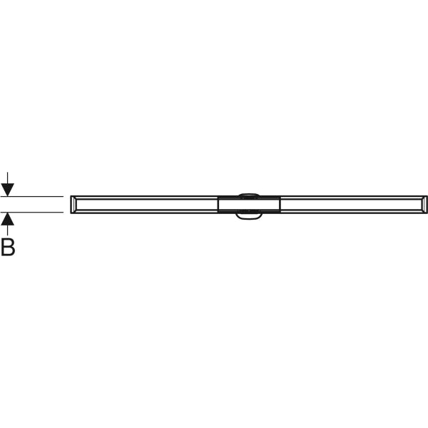 Geberit CleanLine20 suihkukouru 30-90 cm