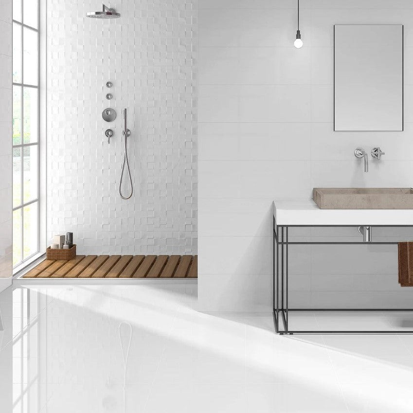 Colorgloss Blanco Grid 25x75cm seinälaatta