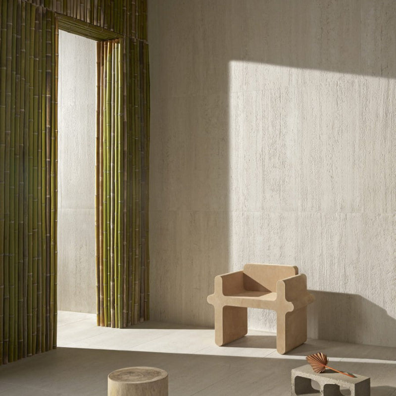 Stone Edition matt 60x60 cm Travertino lattia- ja seinälaatta