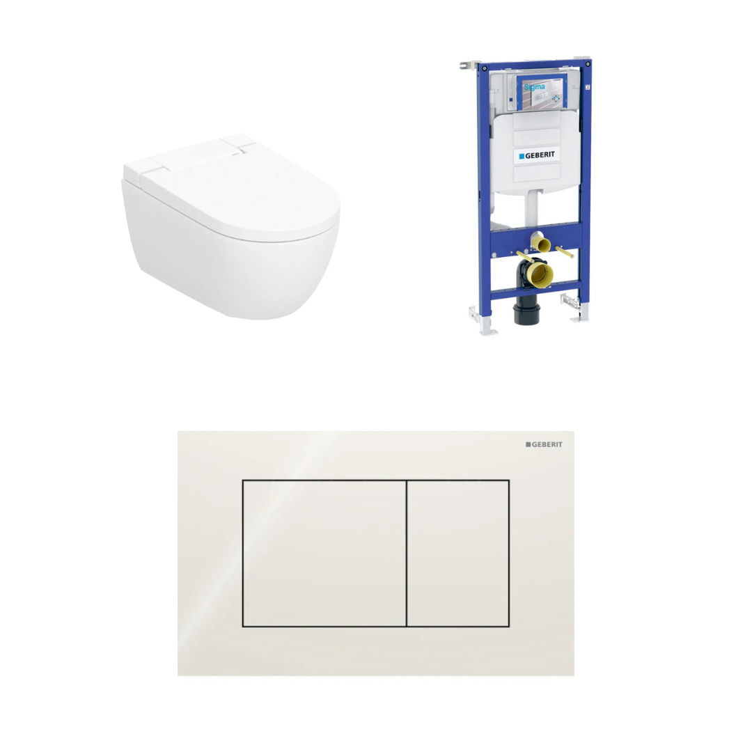 Geberit Aquaclean Alba pesevä wc, design-paketti
