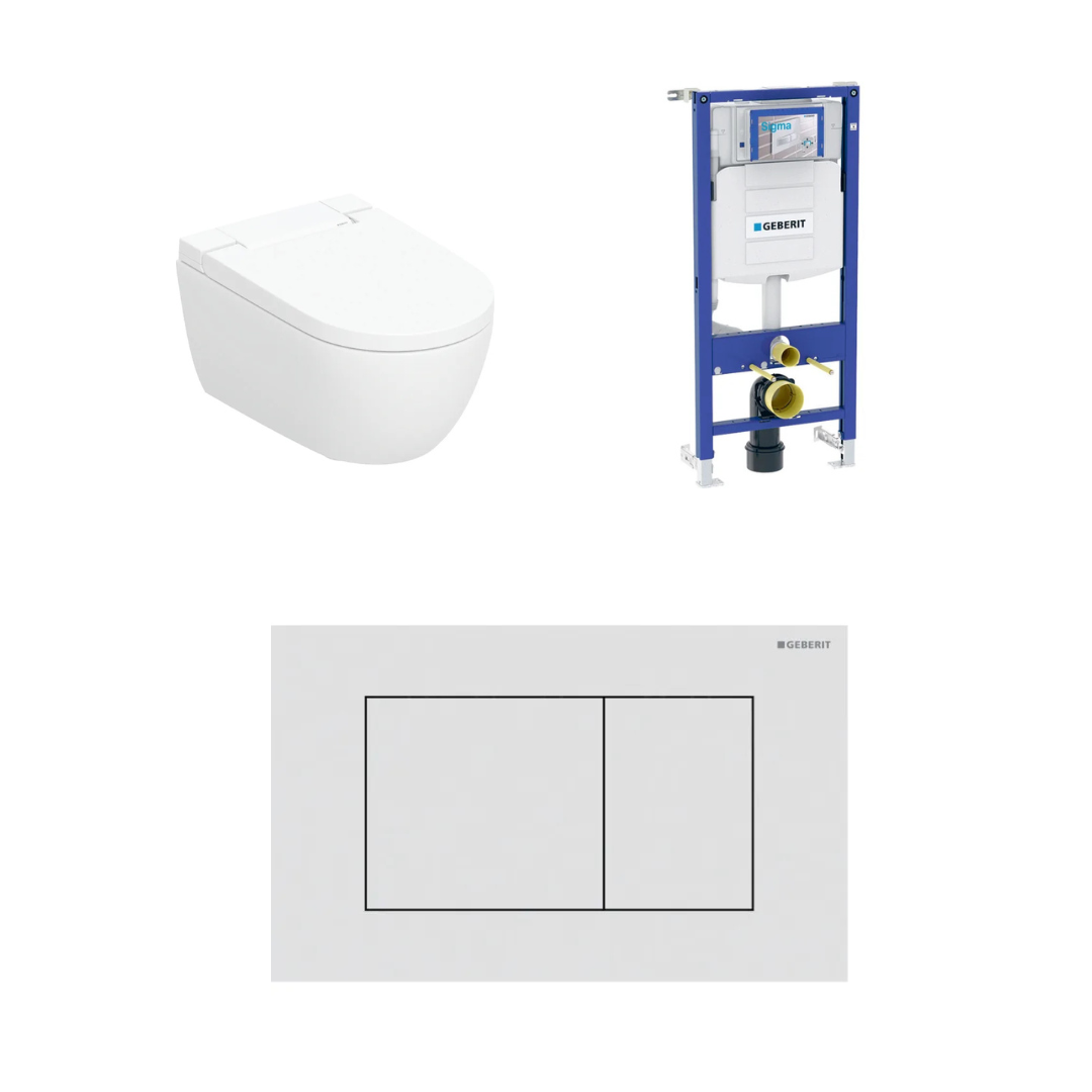 Geberit Aquaclean Alba pesevä wc, design-paketti