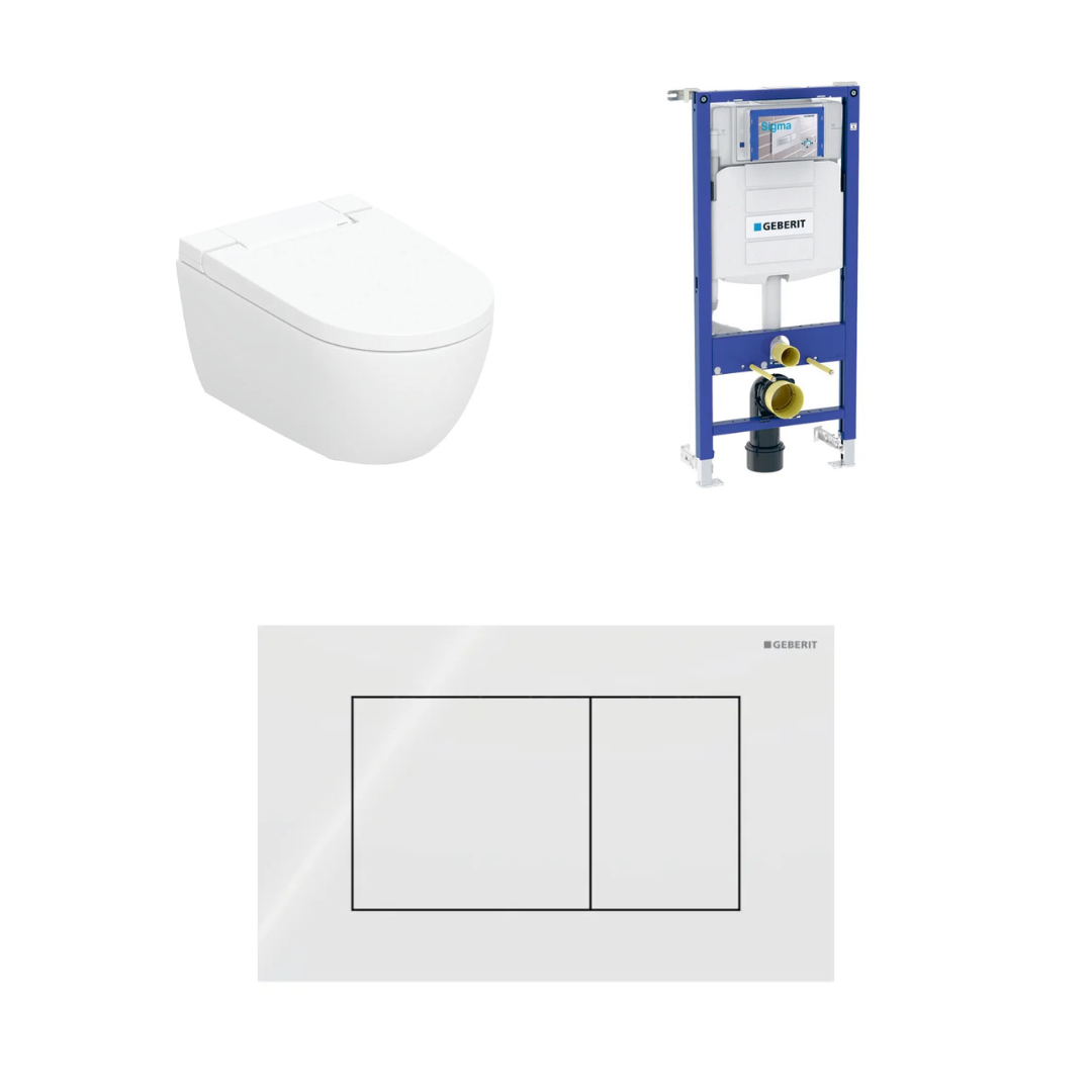 Geberit Aquaclean Alba pesevä wc, design-paketti