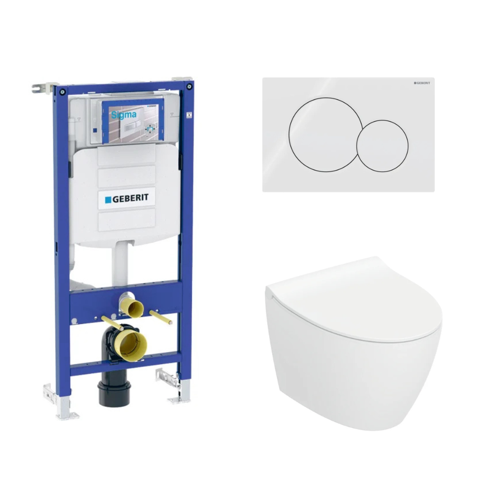Ido Glow Art TurboFlush, seinä-wc- paketti
