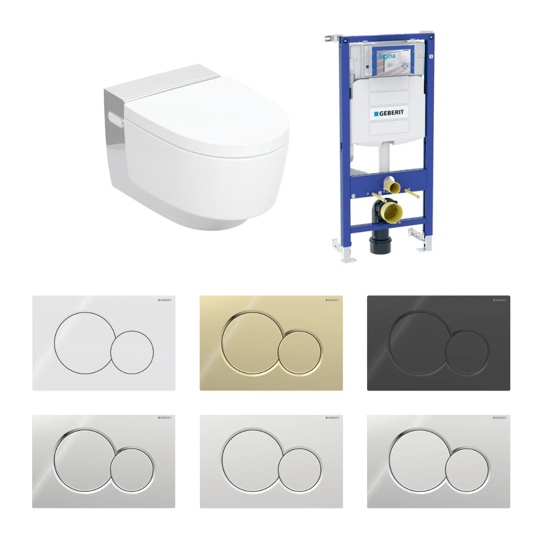 Geberit Aquaclean Mera Comfort - pesevä wc-paketti