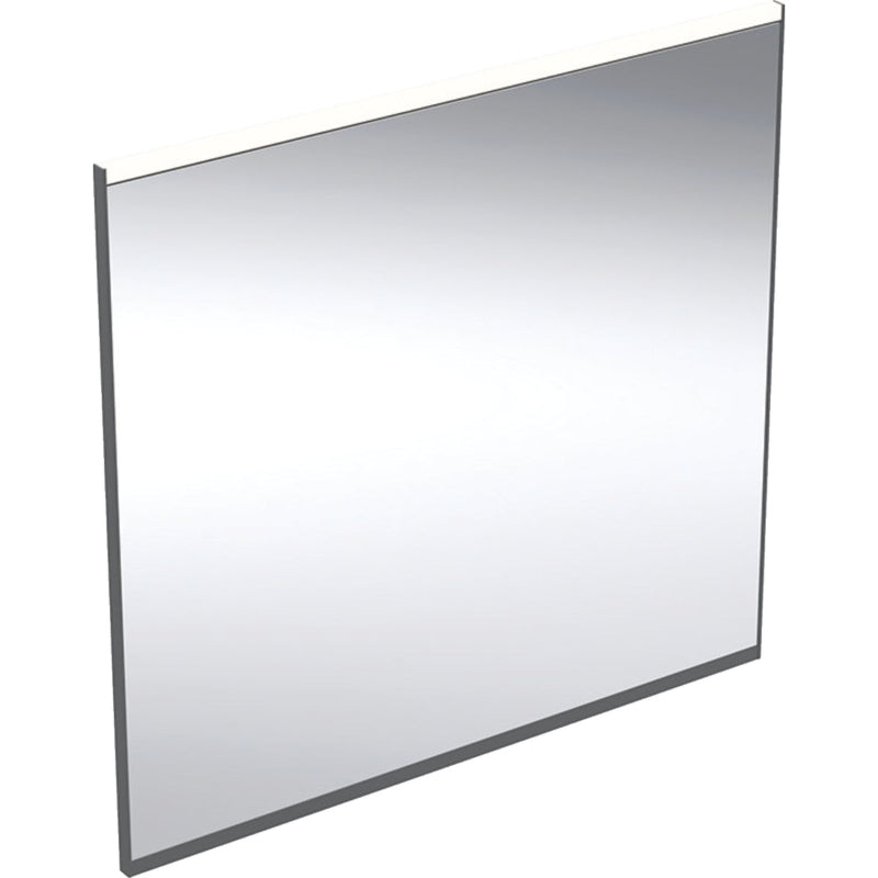 Geberit Option Plus Square-valopeili 75x70 cm  Musta/Alumiini