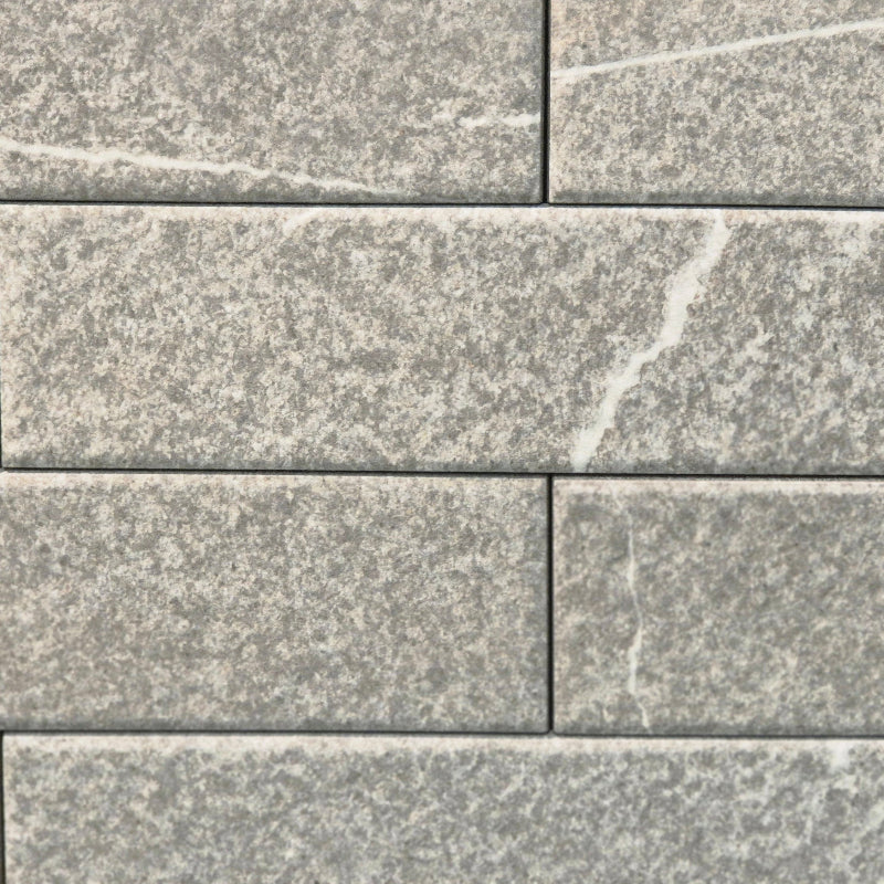 Piase Grey Fiammata 6x25 seinälaatta