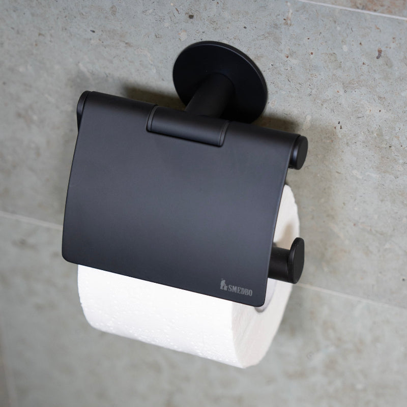 Smedbo DOT WC-paperiteline kannella, mattamusta – TB3414