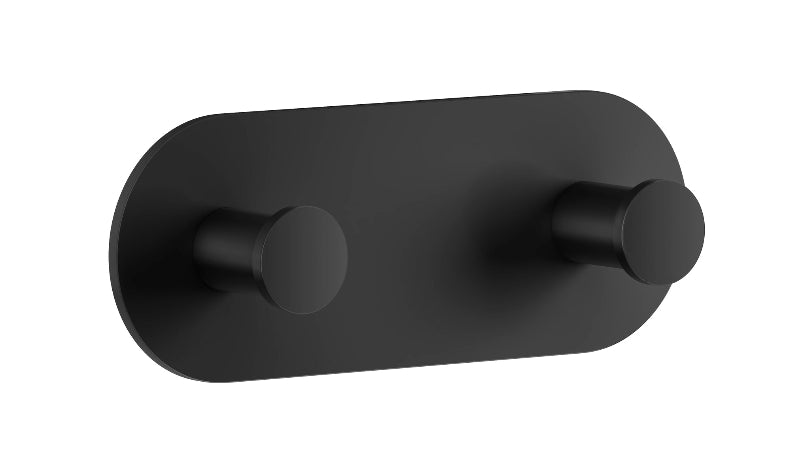 Smedbo DOT kaksoiskoukku, mattamusta – TB356