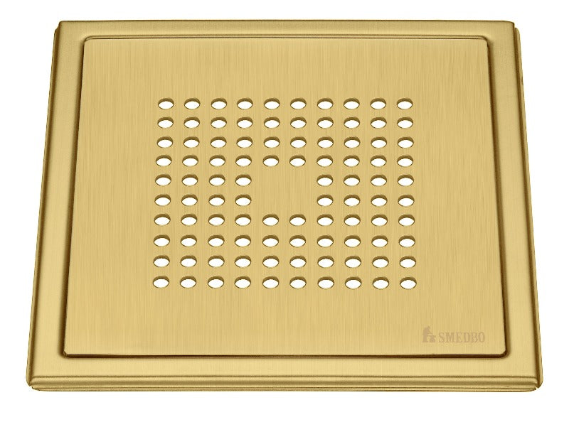 Lattiakaivon kansi Outline FV502S harjattu messinki 200x200