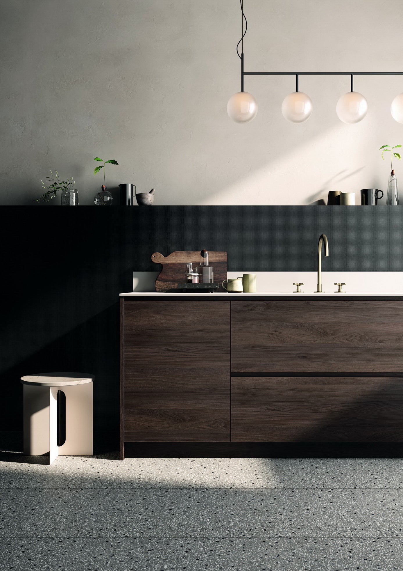 Lagom Terrazzo 60x60cm lattia- ja seinälaatta