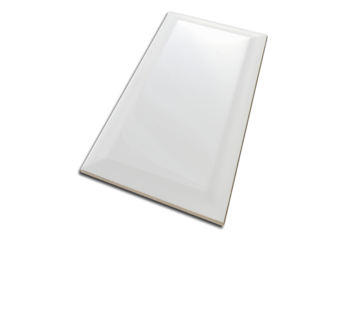 Blanco 10x20cm fasettihiottu seinälaatta