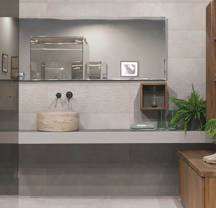 Via Imperiale 30x90 Rock White seinälaatta